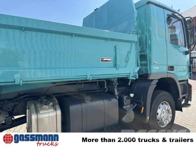 Mercedes-Benz Actros 1832 K 4x2 mit Heckkran Hiab XS 099ES-2 Tipper trucks