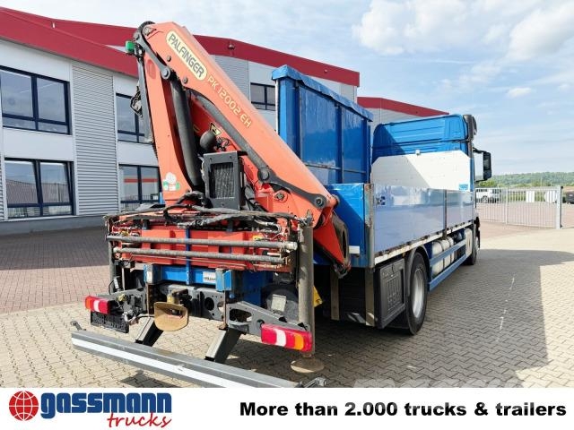 Mercedes-Benz Actros 1836 L 4x2, Glastransporter, Heckkran Flatbed / Dropside trucks