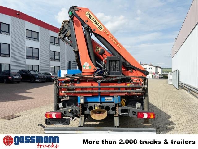 Mercedes-Benz Actros 1836 L 4x2, Glastransporter, Heckkran Flatbed / Dropside trucks