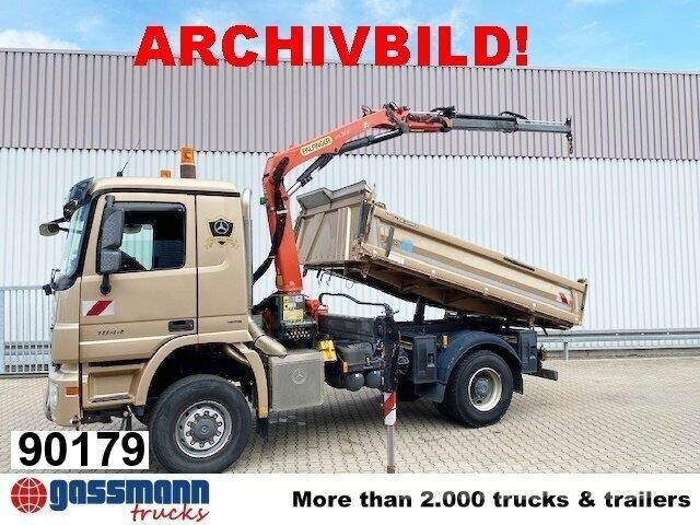 Mercedes-Benz Actros 1841 AK 4x4 mit Kran Palfinger PK9001-EH B Kipper
