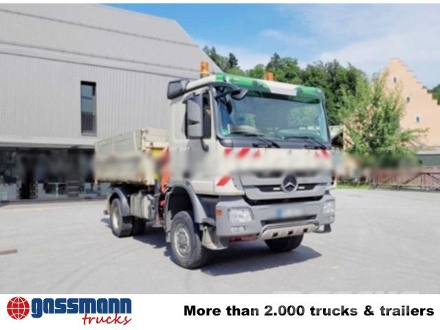 Mercedes-Benz Actros 1841 AK 4x4 mit Kran Palfinger PK9001-EH B Kipper
