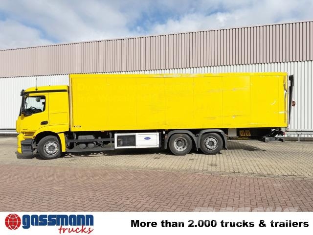 Mercedes-Benz Actros 2540 L 6x2, Lenk-/Liftachse, Kühlkoffer, 溫控卡車