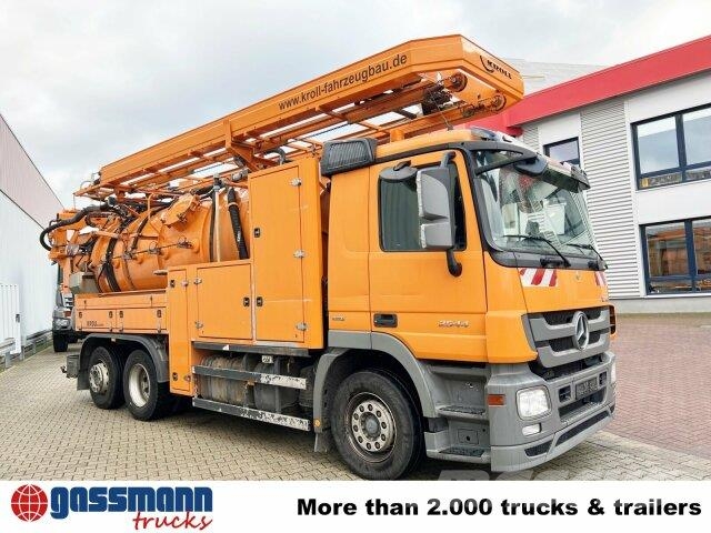 Mercedes-Benz Actros 2544 L 6x2, Lenkachse, Kroll Підмітальні машини