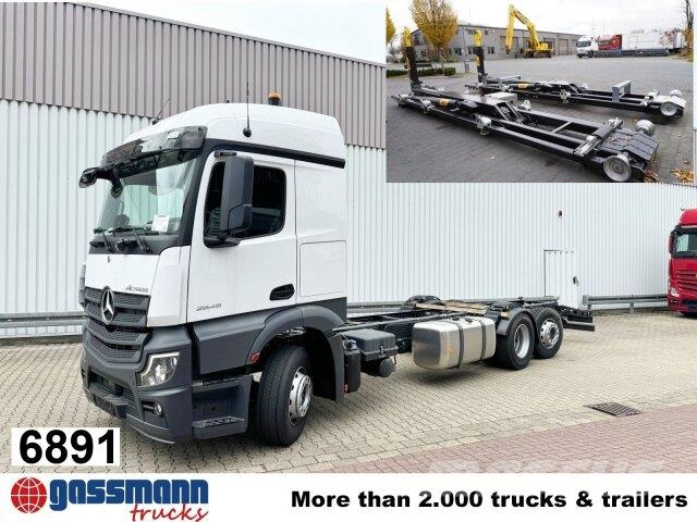Mercedes-Benz Actros 2545 L 6x2, Lenk-/Liftachse, StreamSpace, Camiões Ampliroll