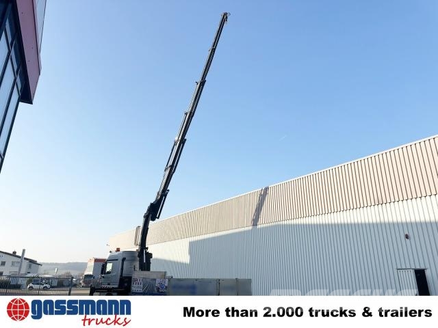 Mercedes-Benz Actros 2546 L 6x2, Hiab Kran 244 E - 6 Hiduo, Camiones de cama baja