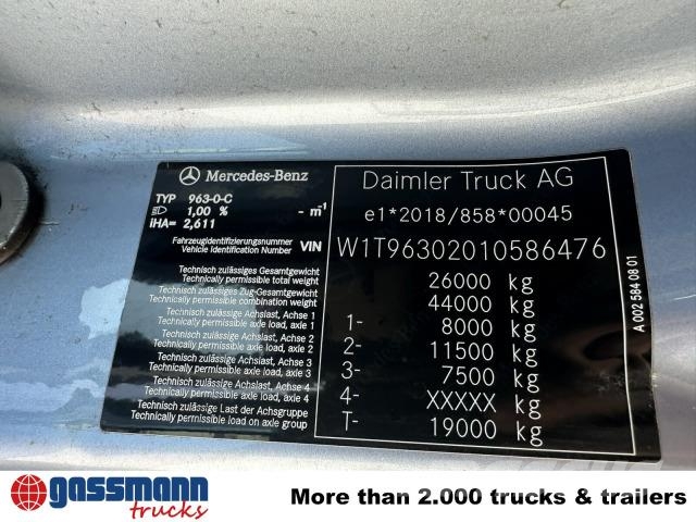 Mercedes-Benz Actros 2548 L 6x2, Liftachse, Retarder, Navi, Hook lift trucks