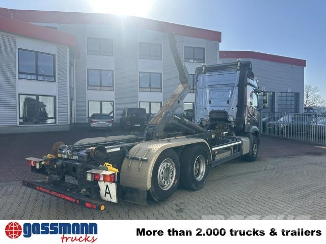Mercedes-Benz Actros 2548 L 6x2, Liftachse, Retarder, Navi, Hook lift trucks