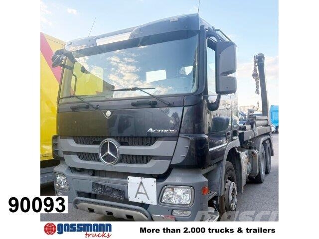 Mercedes-Benz Actros 2641 K 6x4, Tele-Absetzanlage Kabeļu pacēlājs nomontējamām kravas mašīnām