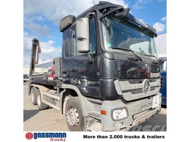 Mercedes-Benz Actros 2641 K 6x4, Tele-Absetzanlage Kabeļu pacēlājs nomontējamām kravas mašīnām