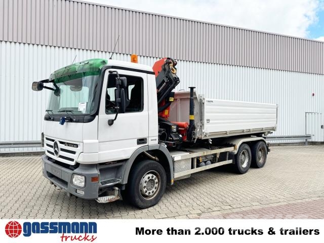 Mercedes-Benz Actros 2644 LK 6x4, Dautel Wechselsystem, Kran 덤프 트럭