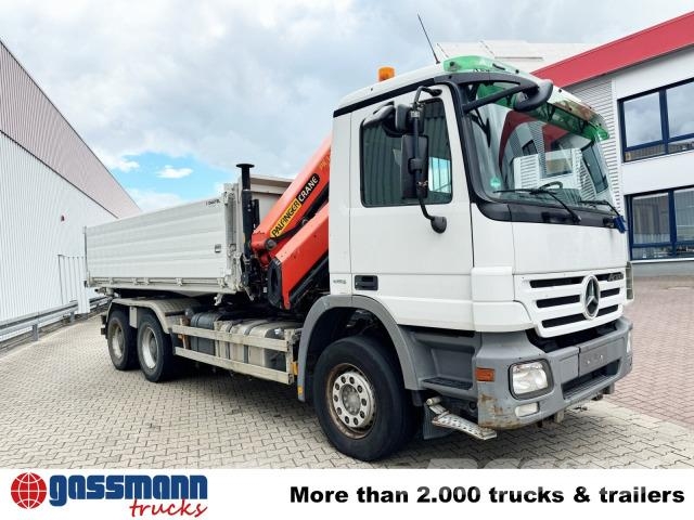 Mercedes-Benz Actros 2644 LK 6x4, Dautel Wechselsystem, Kran 덤프 트럭