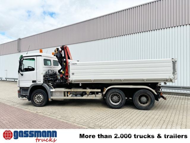 Mercedes-Benz Actros 2644 LK 6x4, Dautel Wechselsystem, Kran 덤프 트럭