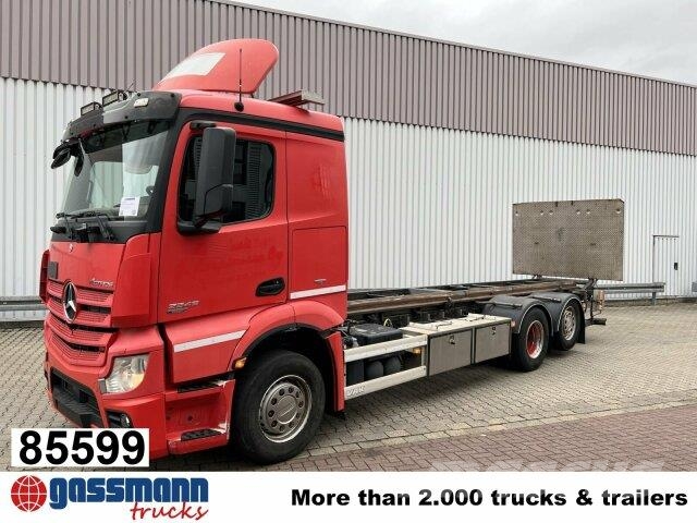 Mercedes-Benz Actros 2645 6x2, Retarder, Liftachse, AWL, Hiab Flatbed / Dropside trucks