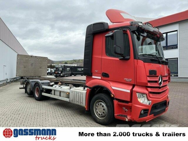 Mercedes-Benz Actros 2645 6x2, Retarder, Liftachse, AWL, Hiab Flatbed / Dropside trucks