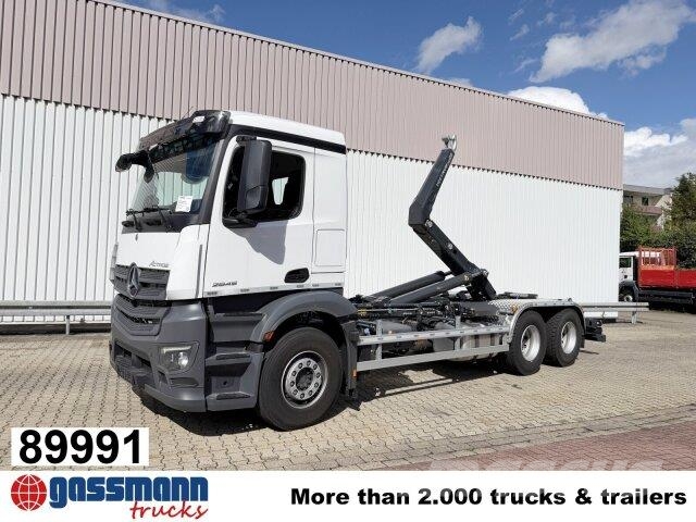 Mercedes-Benz Actros 2645 L 6x4, Motorabtrieb, Funk Камиони с кран с кука