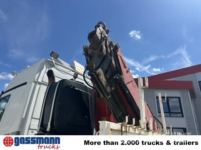 Mercedes-Benz Actros 2646 LK 6x4, WSK, Kran Fassi F360BXP.24, Pritschenwagen/Pritschenwagen mit Seitenklappe