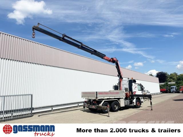 Mercedes-Benz Actros 2646 LK 6x4, WSK, Kran Fassi F360BXP.24, Pritschenwagen/Pritschenwagen mit Seitenklappe