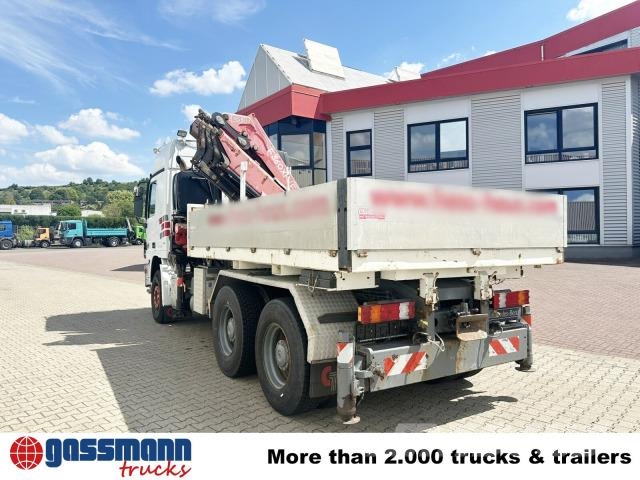 Mercedes-Benz Actros 2646 LK 6x4, WSK, Kran Fassi F360BXP.24, Pritschenwagen/Pritschenwagen mit Seitenklappe