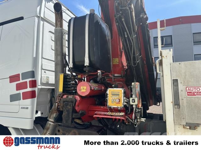 Mercedes-Benz Actros 2646 LK 6x4, WSK, Kran Fassi F360BXP.24, Pritschenwagen/Pritschenwagen mit Seitenklappe
