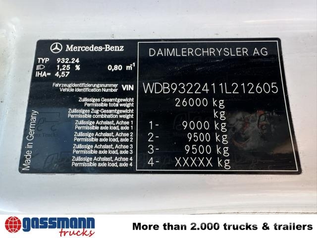 Mercedes-Benz Actros 2646 LK 6x4 Camiones chasis