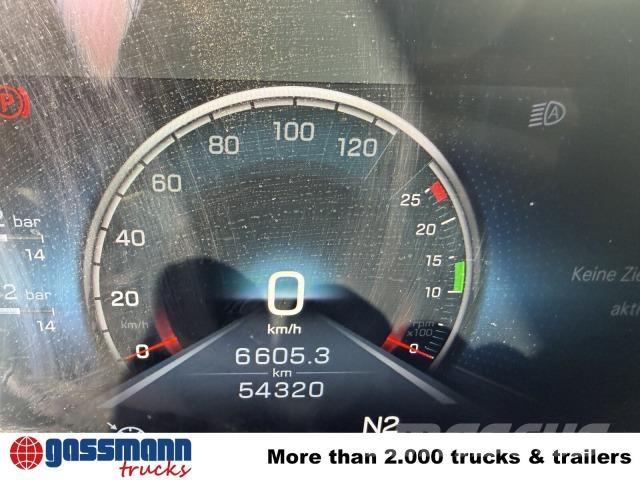Mercedes-Benz Actros 2746 L 6x2, Kran Atlas 240.2E-A4, Funk, Camiones plataforma