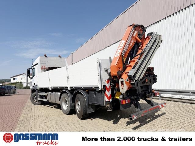 Mercedes-Benz Actros 2746 L 6x2, Kran Atlas 240.2E-A4, Funk, Camiones plataforma