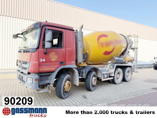 Mercedes-Benz Actros 3236 B 8x4/4, Betonmischer Stetter ca. 9m³ Inne