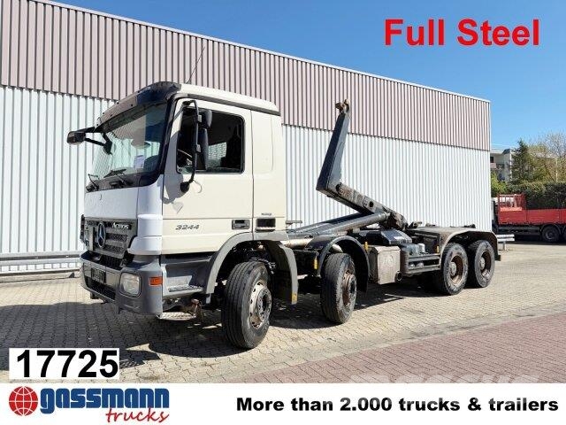 Mercedes-Benz Actros 3244 K 8x4/4, Meiller RK 30.70 K 吊鉤式起重車