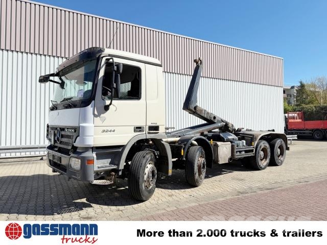 Mercedes-Benz Actros 3244 K 8x4/4, Meiller RK 30.70 K 吊鉤式起重車