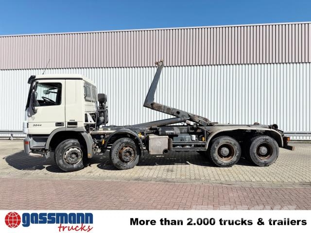 Mercedes-Benz Actros 3244 K 8x4/4, Meiller RK 30.70 K 吊鉤式起重車