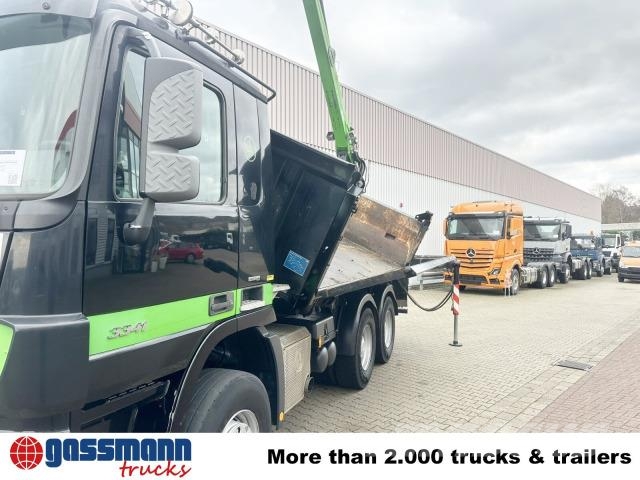 Mercedes-Benz Actros 3341 K 6x4, Heckkran Penz 10.83SH, Bormatik Sklápače