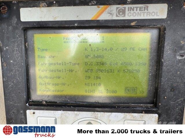 Mercedes-Benz Actros 3348 6x4, V8, Kroll Saug-/Spülwagen ca. Cestni pometači