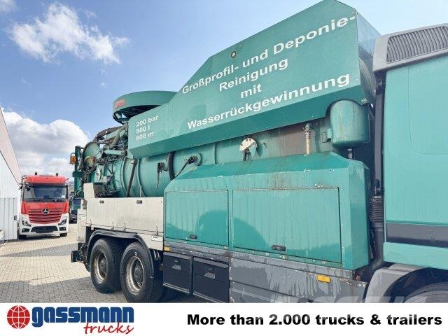 Mercedes-Benz Actros 3348 6x4, V8, Kroll Saug-/Spülwagen ca. Cestni pometači