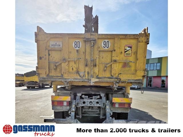 Mercedes-Benz Actros 4144 K 8x4, Kran Palfinger PK18002-EH, Tippbil