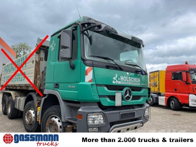 Mercedes-Benz Actros MP III 3544/8x4/4, 3 Pedale Chassis Cab trucks