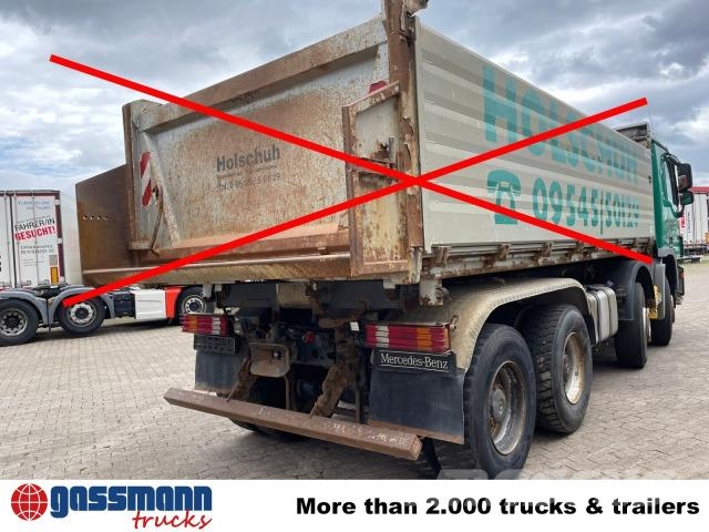 Mercedes-Benz Actros MP III 3544/8x4/4, 3 Pedale Chassis Cab trucks