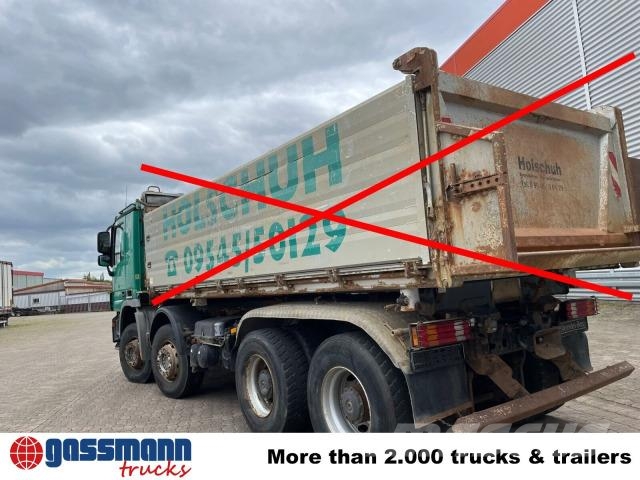 Mercedes-Benz Actros MP III 3544/8x4/4, 3 Pedale Chassis Cab trucks