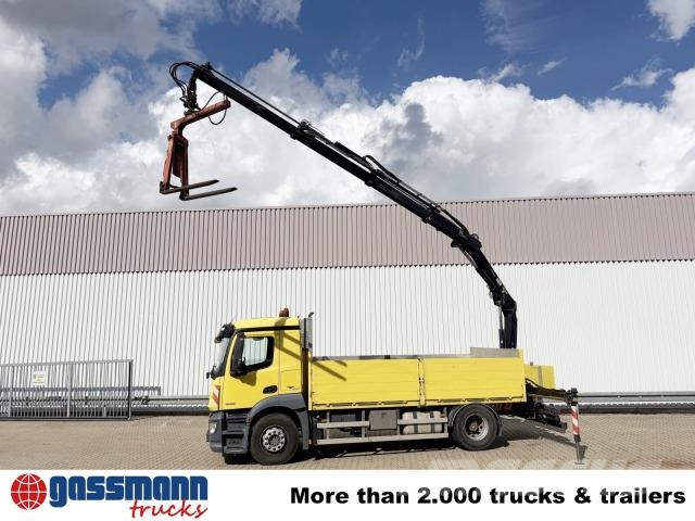 Mercedes-Benz Antos 1832 L 4x2, Heckkran Hiab 111BS-3 HiDuo, Vlačilci