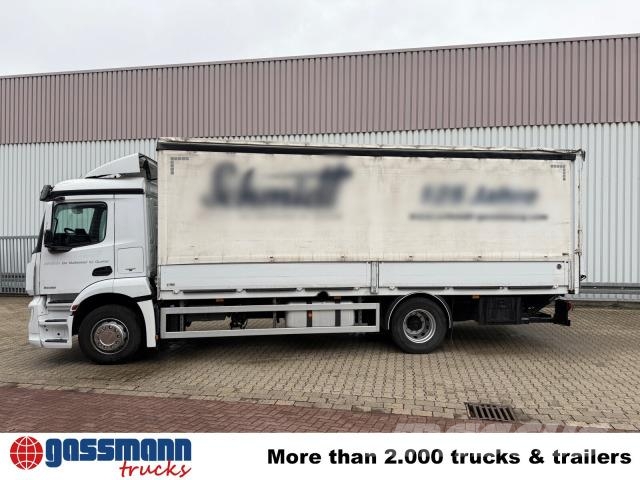 Mercedes-Benz Antos 1835 L 4x2, Edscha, LBW MBB Pritschenwagen/Pritschenwagen mit Seitenklappe