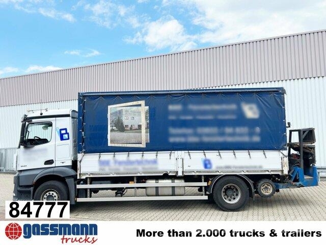 Mercedes-Benz Antos 1840 L 4x2, Aufnahme für Mitnahmestapler Flatbed / Dropside trucks