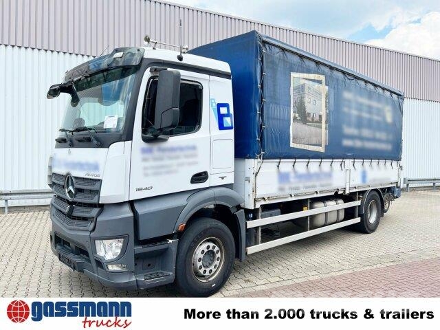 Mercedes-Benz Antos 1840 L 4x2, Aufnahme für Mitnahmestapler Flatbed / Dropside trucks