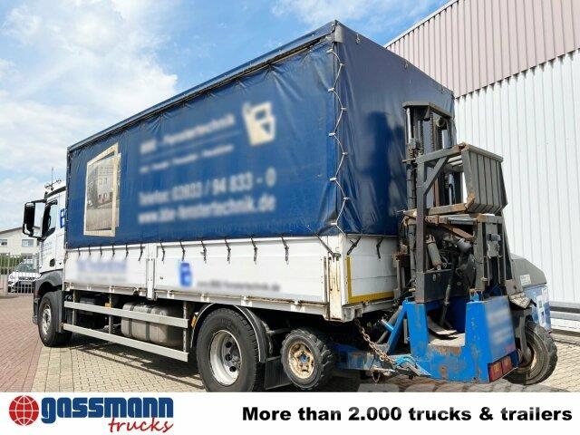 Mercedes-Benz Antos 1840 L 4x2, Aufnahme für Mitnahmestapler Flatbed / Dropside trucks