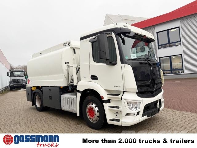 Mercedes-Benz Antos 1843 L 4x2, Retarder, Navi, Lindner & 탱커 트럭