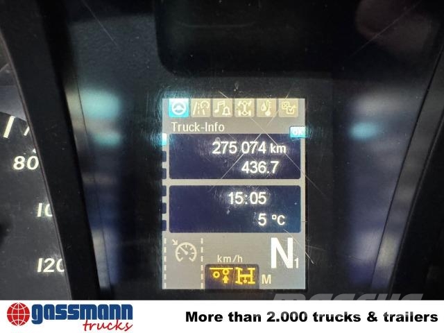 Mercedes-Benz Antos 2540 L 6x2, Heckkran HMF 2110-L3, Lenkachse Camiones plataforma