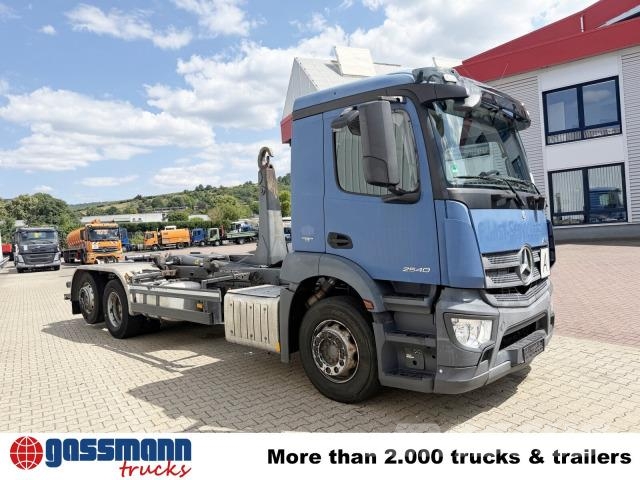 Mercedes-Benz Antos 2540 L 6x2, Lenk-/Lift, Motorabtrieb, Камиони с кран с кука
