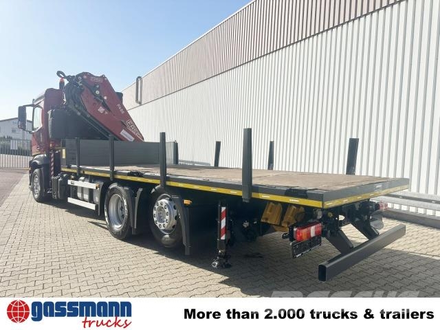 Mercedes-Benz Antos 2543 L 6x2, Kran Fassi F455A, Funk, Plošinové nákladné automobily/nákladné automobily so sklápacími bočnicami