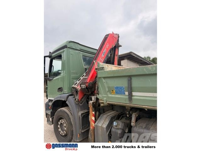 Mercedes-Benz Arocs 1832 K 4x2, Fassi Kran 120.B.1.23, 9.75m Φορτηγά Ανατροπή