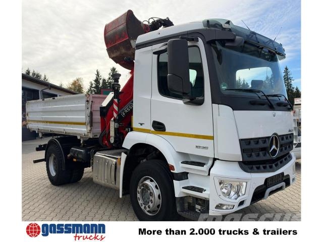 Mercedes-Benz Arocs 1835 K 4x2 Kran Fassi F145 AZ.0.022 E , Funk Kipper