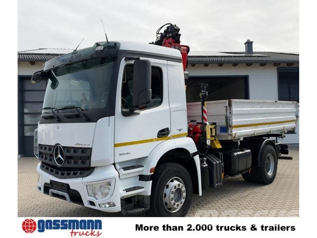 Mercedes-Benz Arocs 1835 K 4x2 Kran Fassi F145 AZ.0.022 E , Funk Kipper