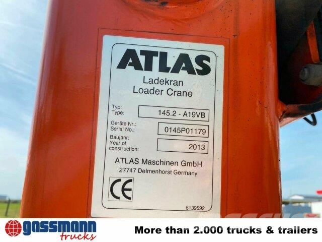 Mercedes-Benz Arocs 2545 L/6x2/4, Atlas Kran, 145.2-A19 VB, Flatbed / Dropside trucks